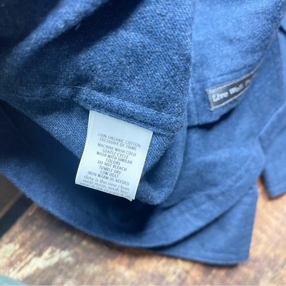 Toad & Co Men’s Flannagan Long Sleeve Flannel. XL. Blue. NWT - Picture 5 of 5